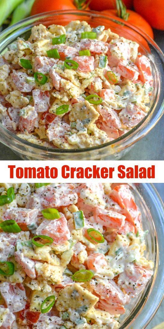 Tomato Cracker Salad Family Meal Recipes