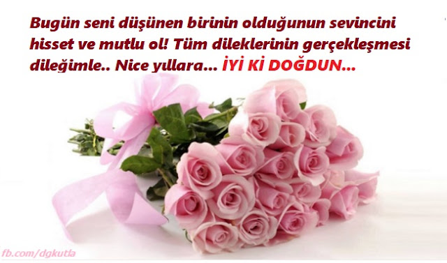 Doğum günü tebrik kartı