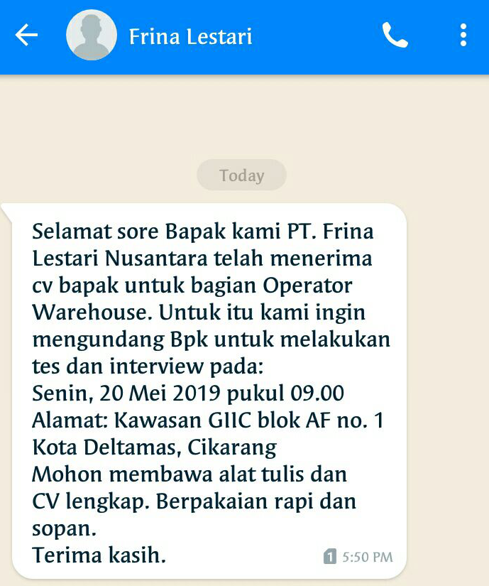 Pt Frina Lestari Nusantara Fln Kawasan Industri Giic Random