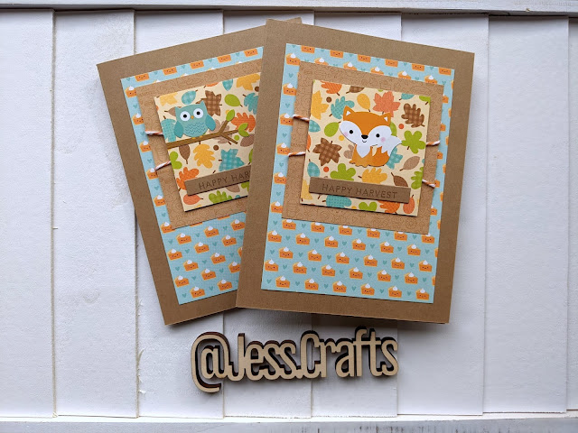 Fall Cards with Doodlebug Designs Pumpkin Spice Paper Pad by Jess Crafts