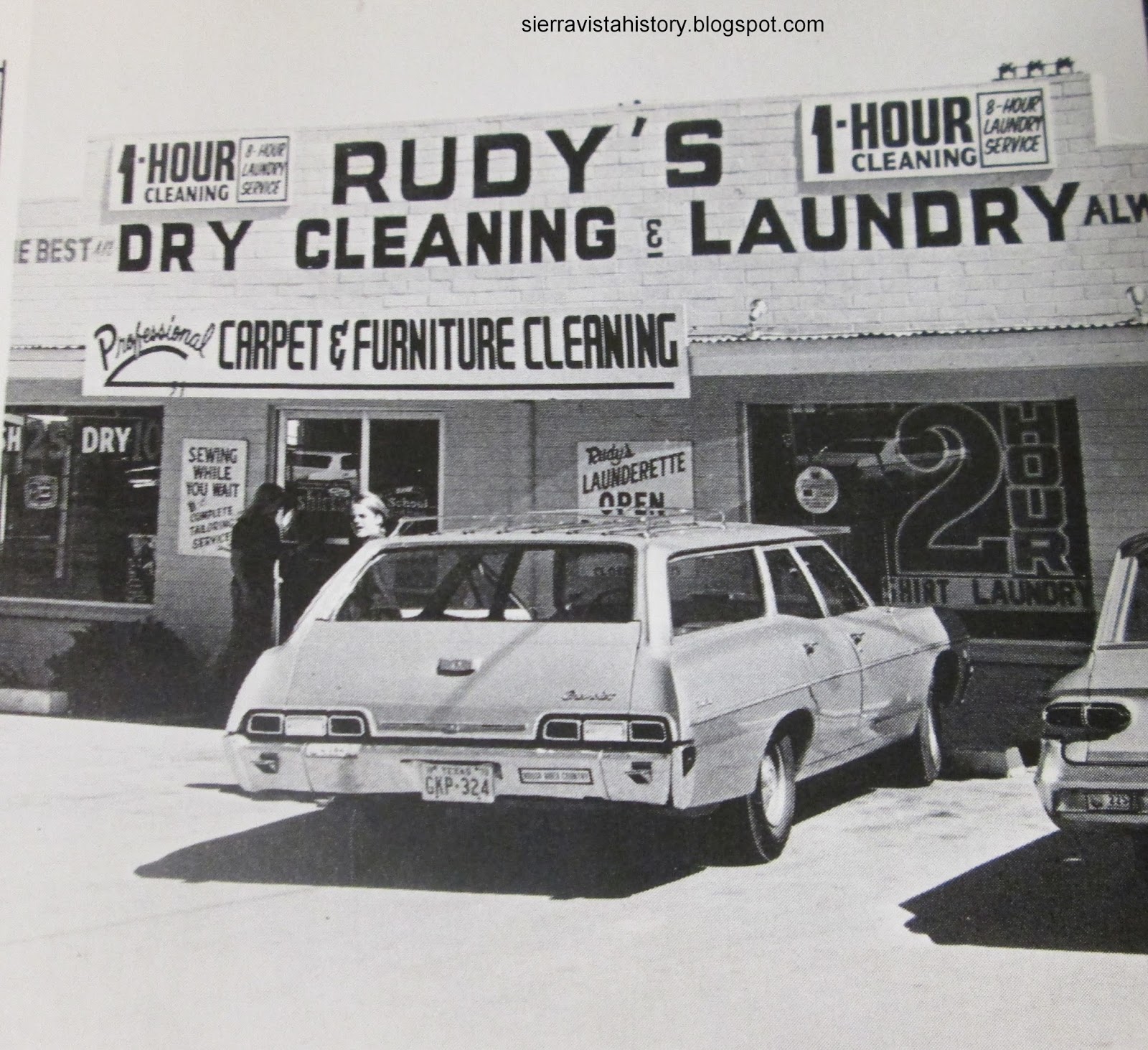 Sierra Vista, AZ History 1971 Rudy's Cleaners......