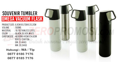 Souvenir Thermos air panas (Vacuum Flasks), Omega Vacuum Flask, Tumbler Stainless Botol promosi, Tempat Bikin Tumbler Botol Minum dengan harga murah