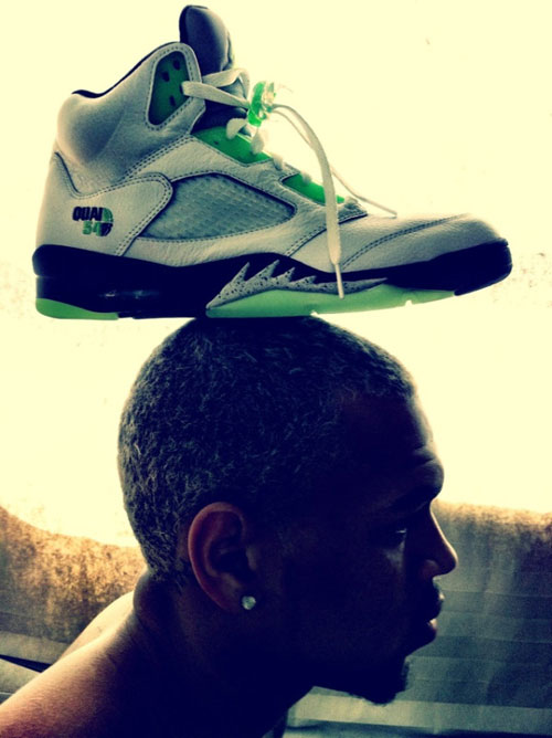 chris brown nike shoes