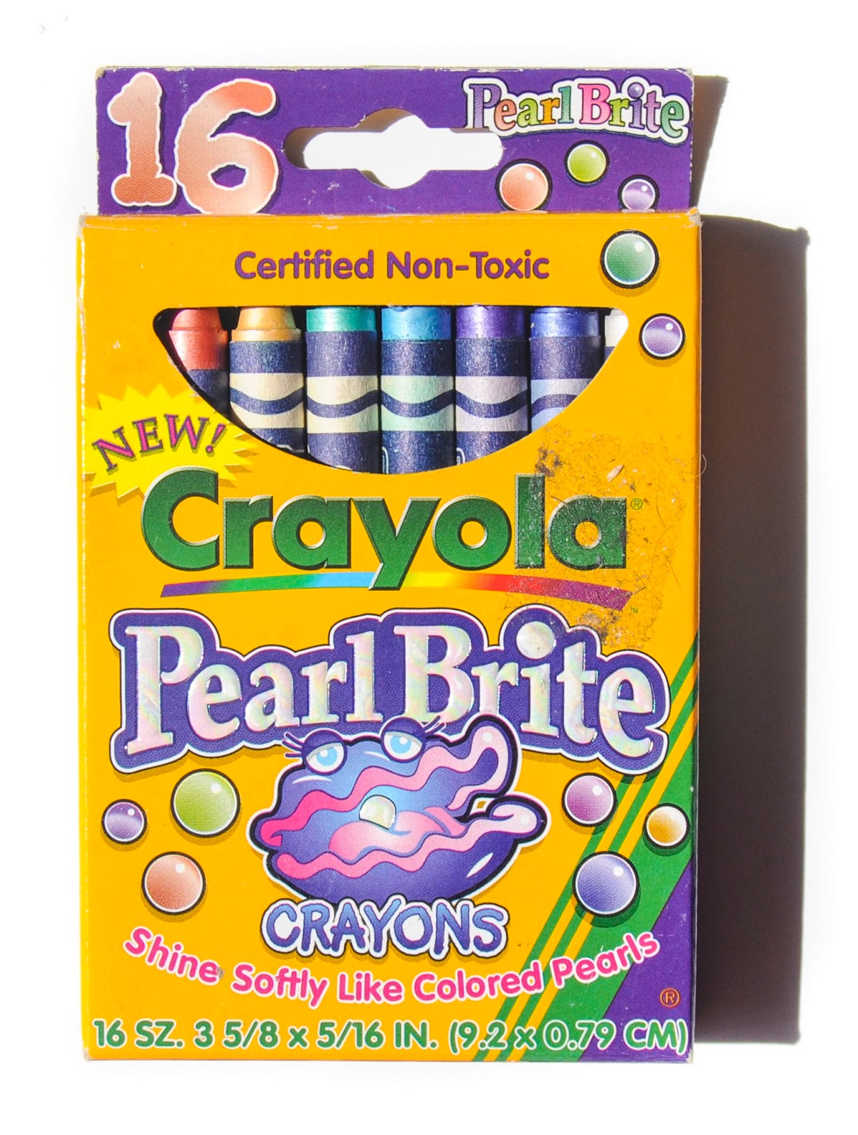 16 Count Crayola Pearl Brite Crayons What's Inside the Box Jenny's
