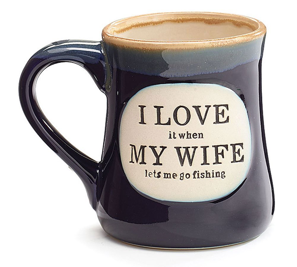 funny coffee mugs and mugs with quotes: I LOVE it when MY WIFE lets me