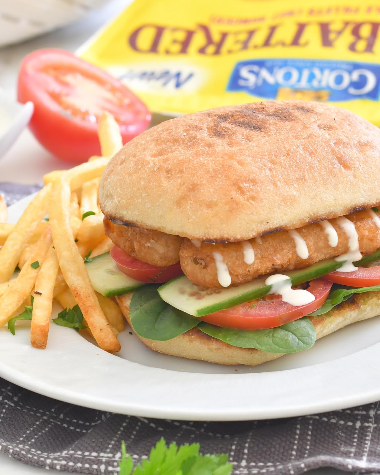 Cooking with Manuela Easy and Quick Crispy Fish Sandwich