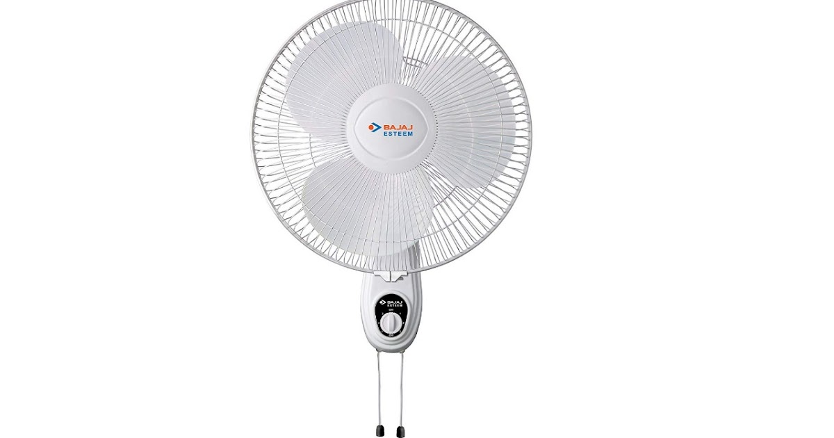 Gadget Review Best Wall Fans in India Bajaj Esteem 400mm Wall Fan