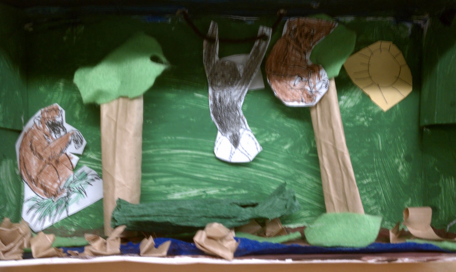 To Second Grade! We Made Dioramas!