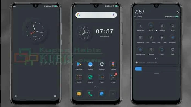 Download Tema Xiaomi MIUI 11 Dark Mode Mtz Tembus Aplikasi Terbaru 2021