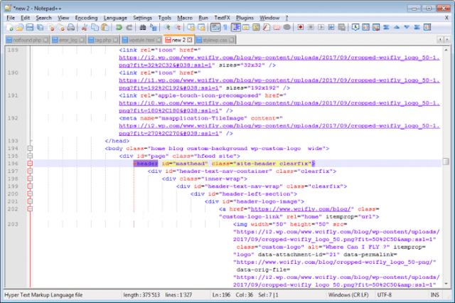 تحميل نوت باد بلس مجانا Notepad++ لاصدارات الويندوز