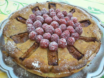 Tarte Figues Noix & Framboises recettes Tarte aux figues et crème damandes