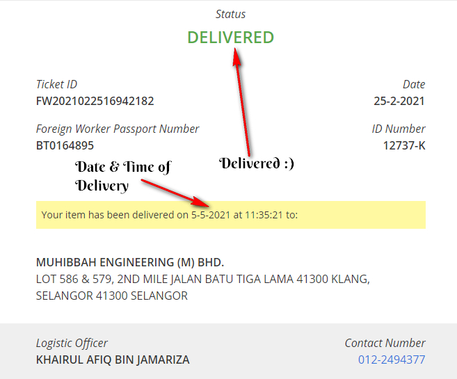 Malaysia: Check Malaysia Work Permit Renewal Status - Myeg