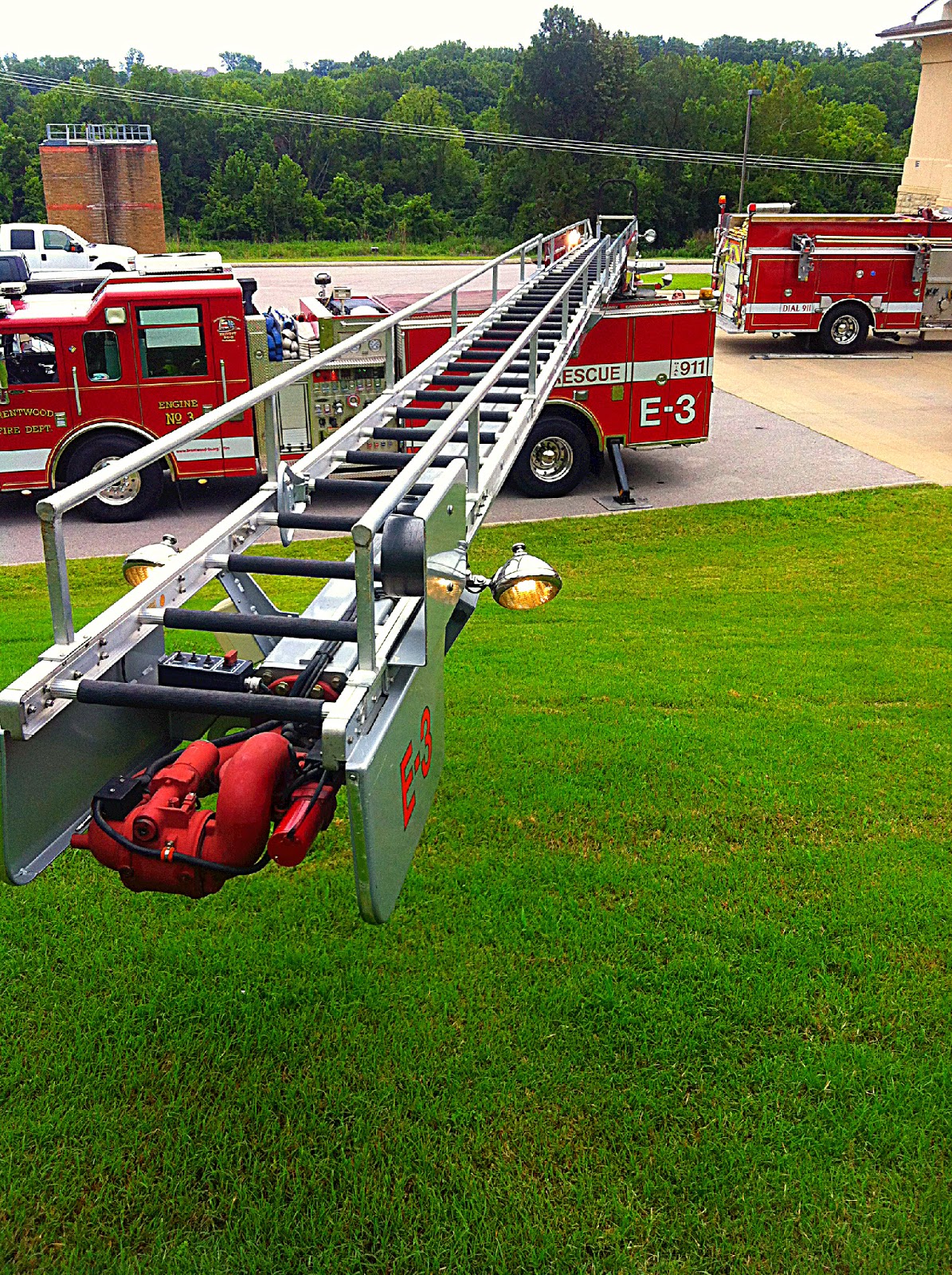Brentwood Fire and Rescue Station Life Ladder Testing