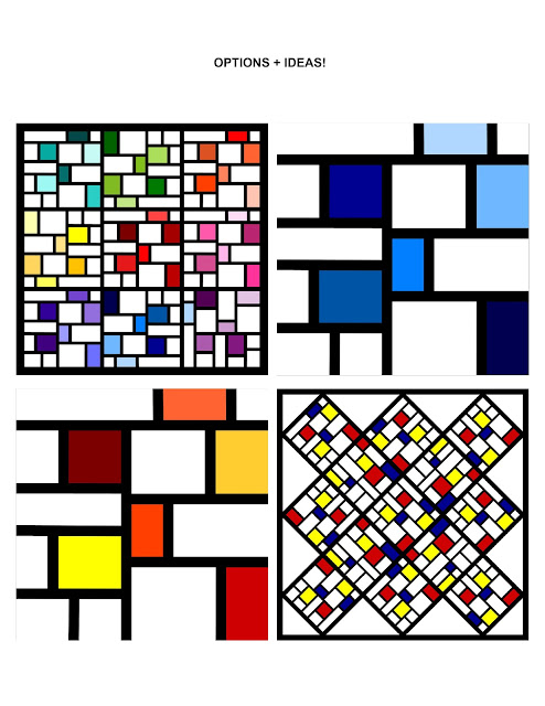 Twiggy and Opal: Mondrian Blocks :: Pattern Release