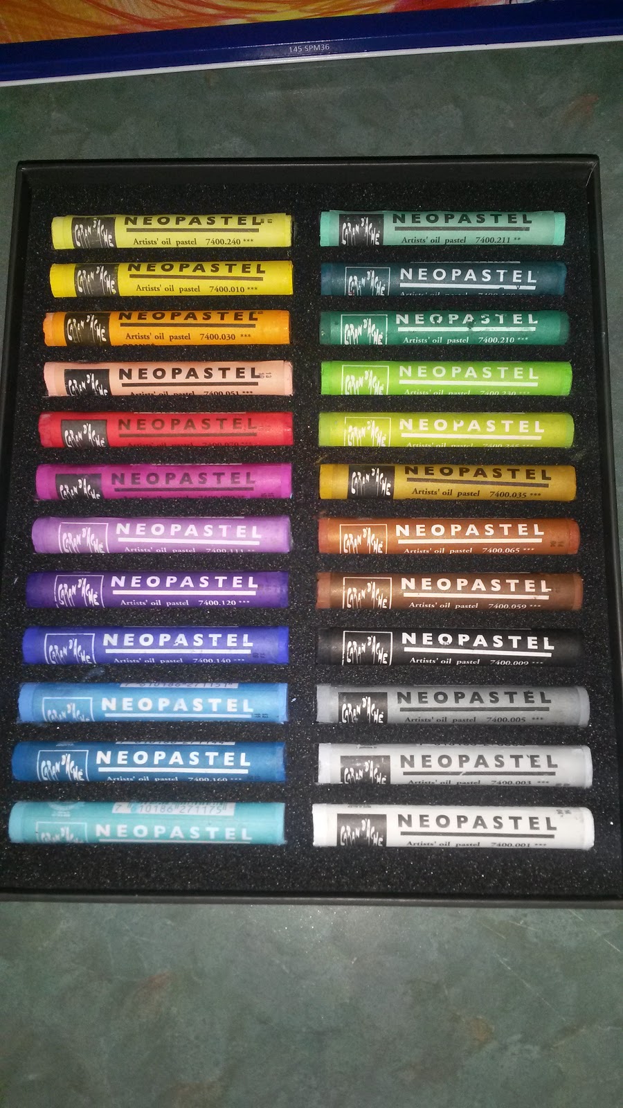 PerfectSweetColors Caran D'ache Neopastel Oil pastels