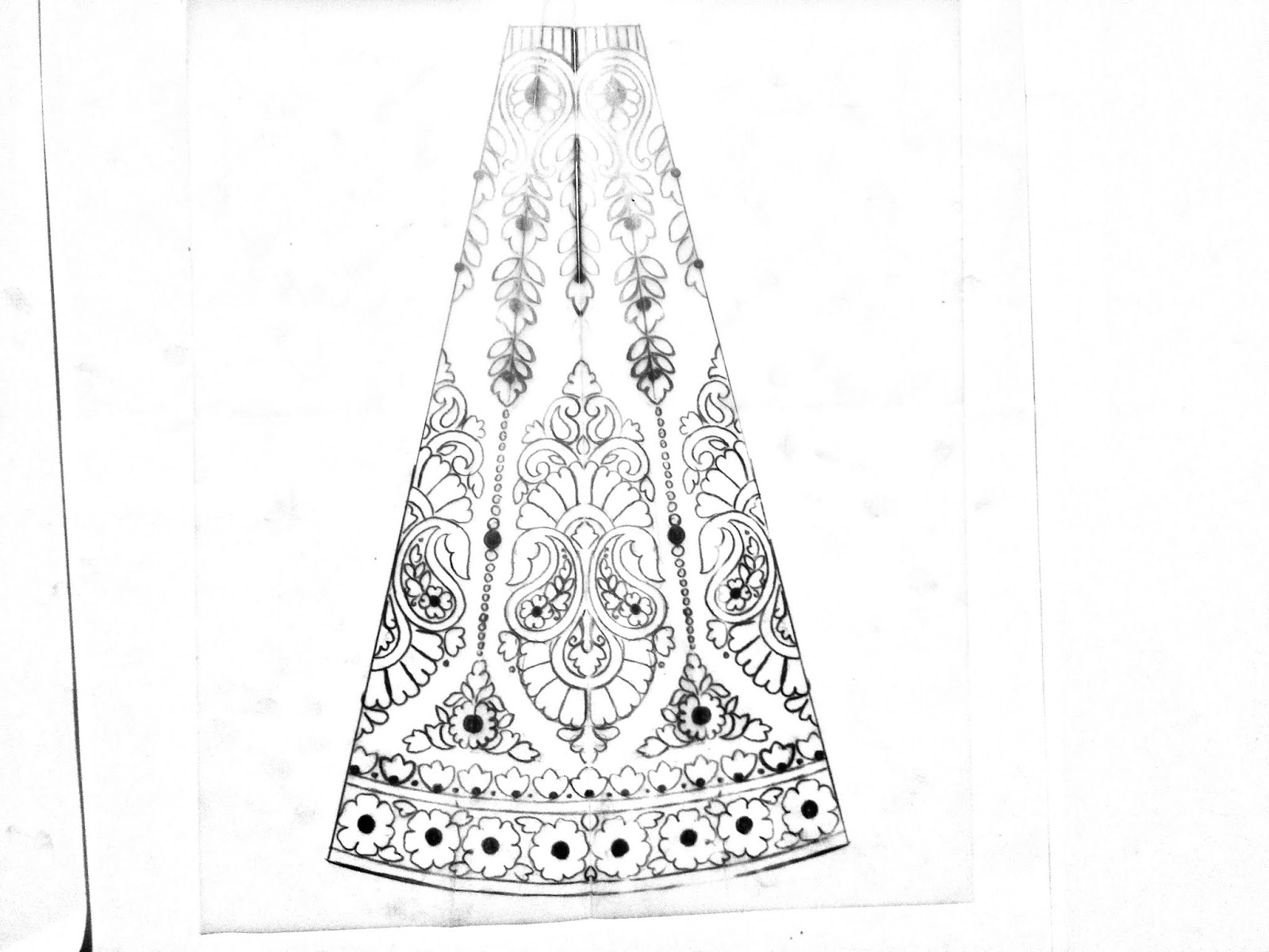 Featured image of post Fashion Designing Lehenga Dress Drawing : Choose fluid fabrics, and pair with a short choli to show off your waist.