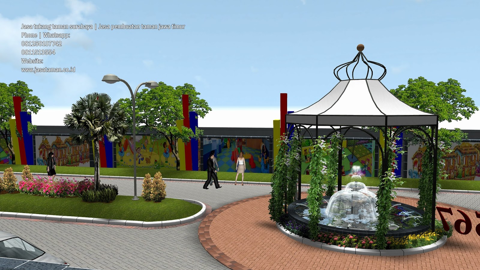 DESAIN TAMAN PABRIK
