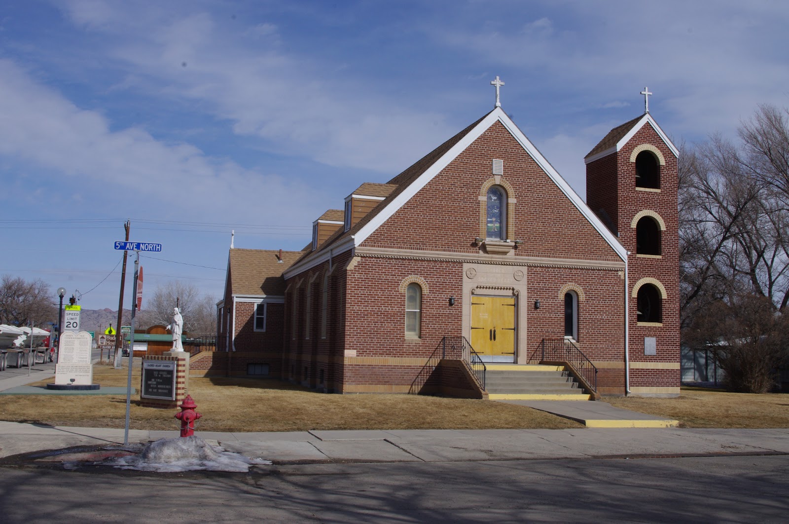 Churches of the West Sacred Heart Catholic Church, Greybull Wyoming