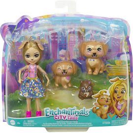 Enchantimals Packer City Tails Family Pack Gerika Golden Retriever Family Figure