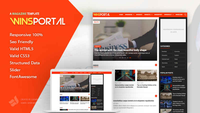WinsPortal Responsive Blogger Template WinsPortal Responsive Blogger Template