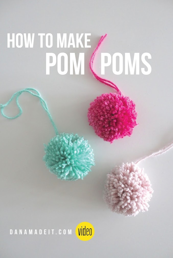 How to Make Pom Poms 5 Ways and How to Use Them - Our Daily Craft