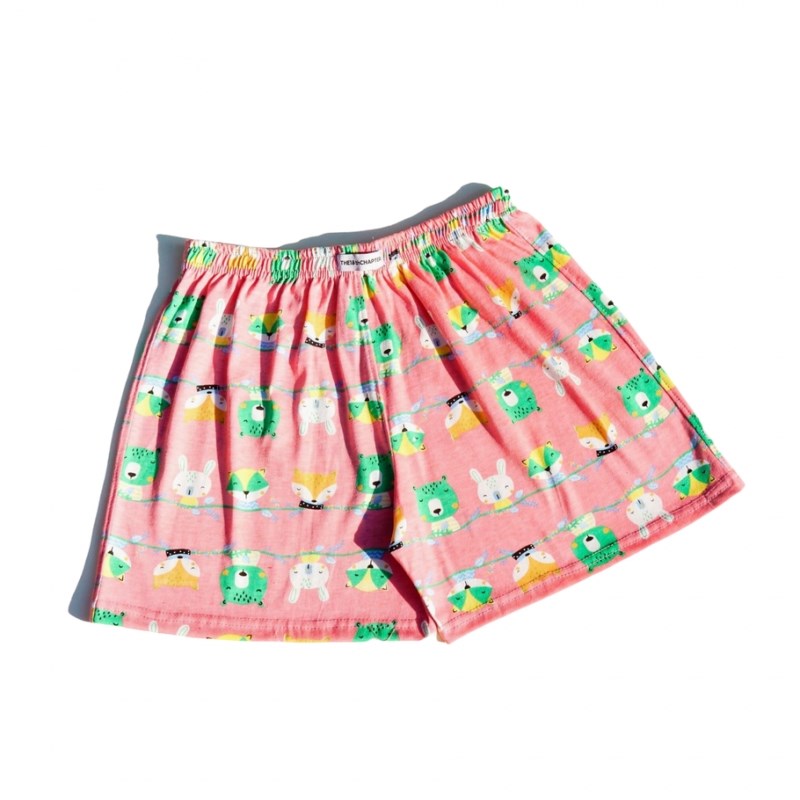 QUẦN ĐÙI COTTON PINK ANIMALS 100061