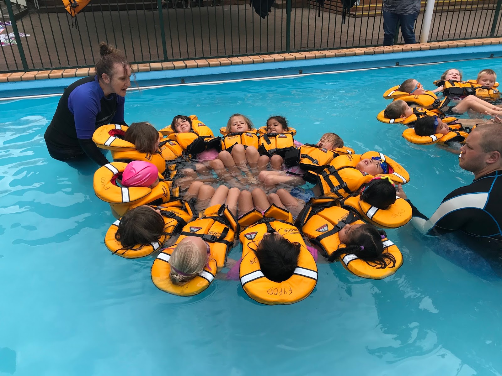 Passionate Learners Room 2 Swimming in life jackets!