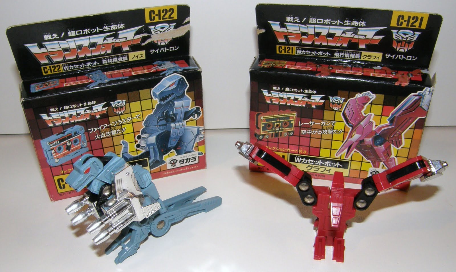 Mostly Transformers Redux Japanese Exclusive Dinocassettes Part 1