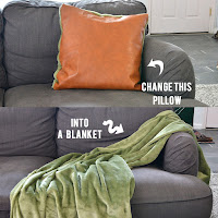 how to sew a pillow blanket