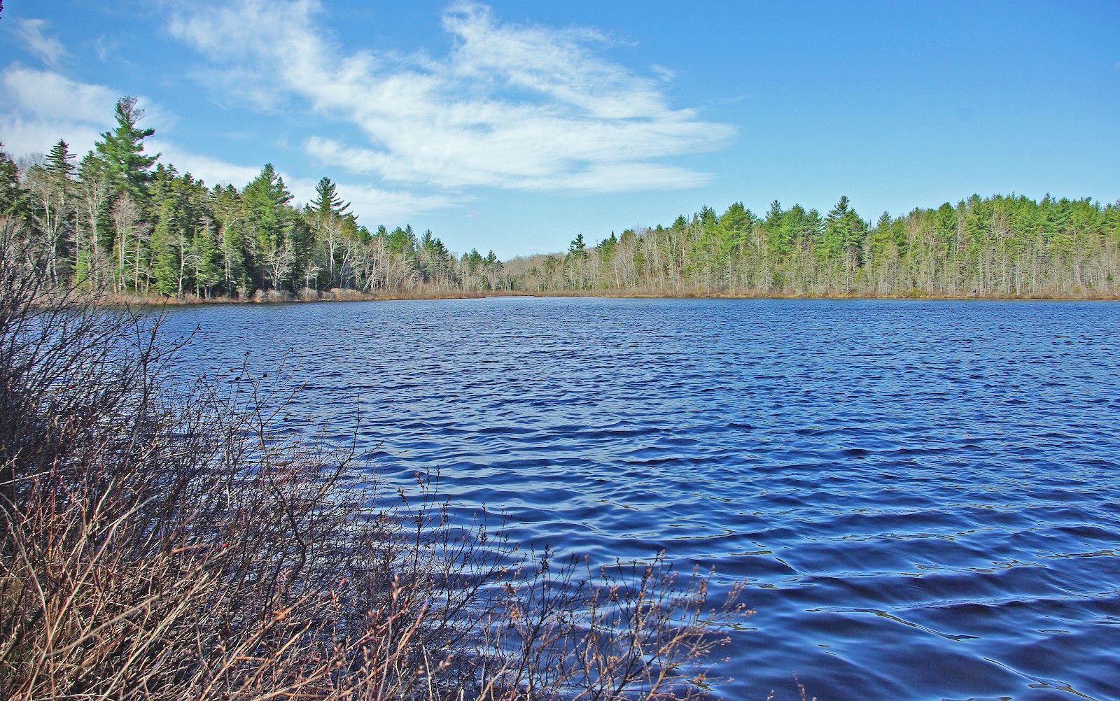 Hiking in Maine with Kelley 4/29/12 Northern Pond