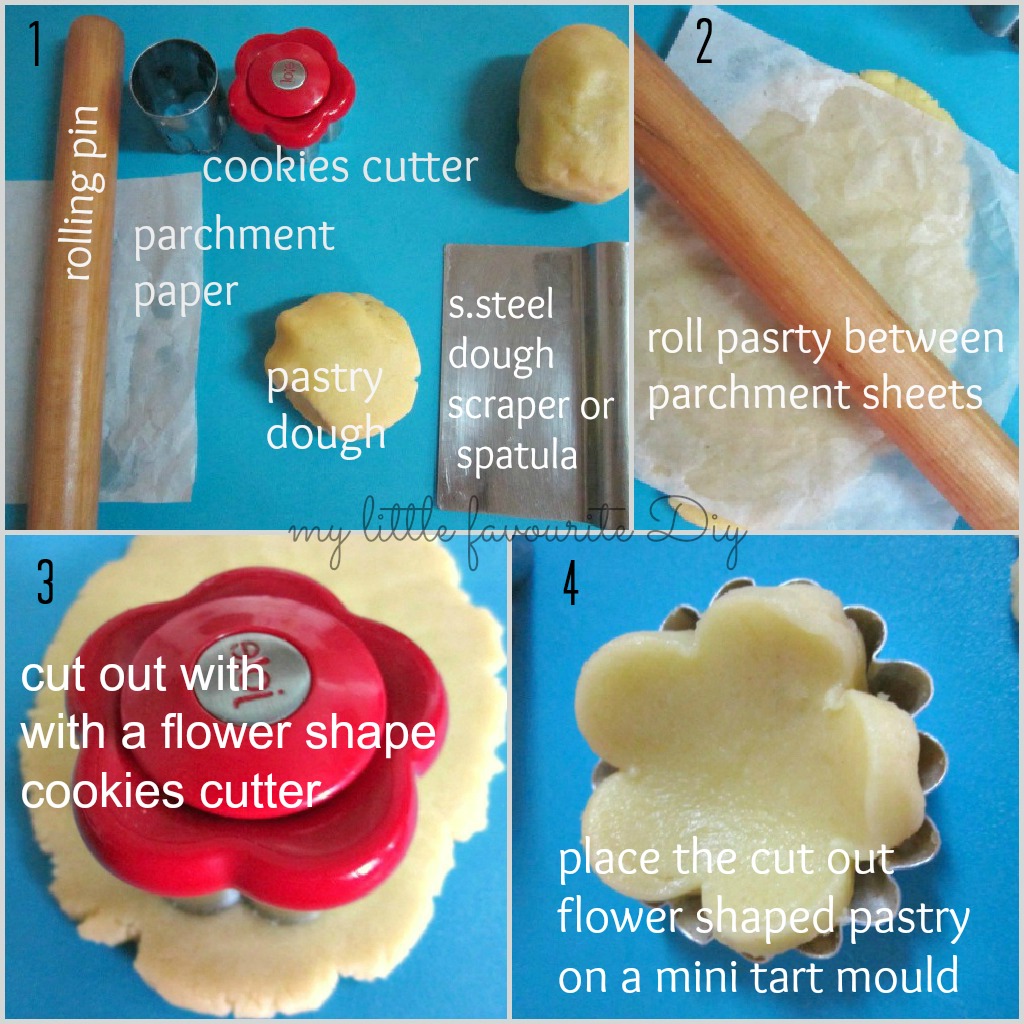 Flower Shaped Pineapple Tart..黄梨花挞