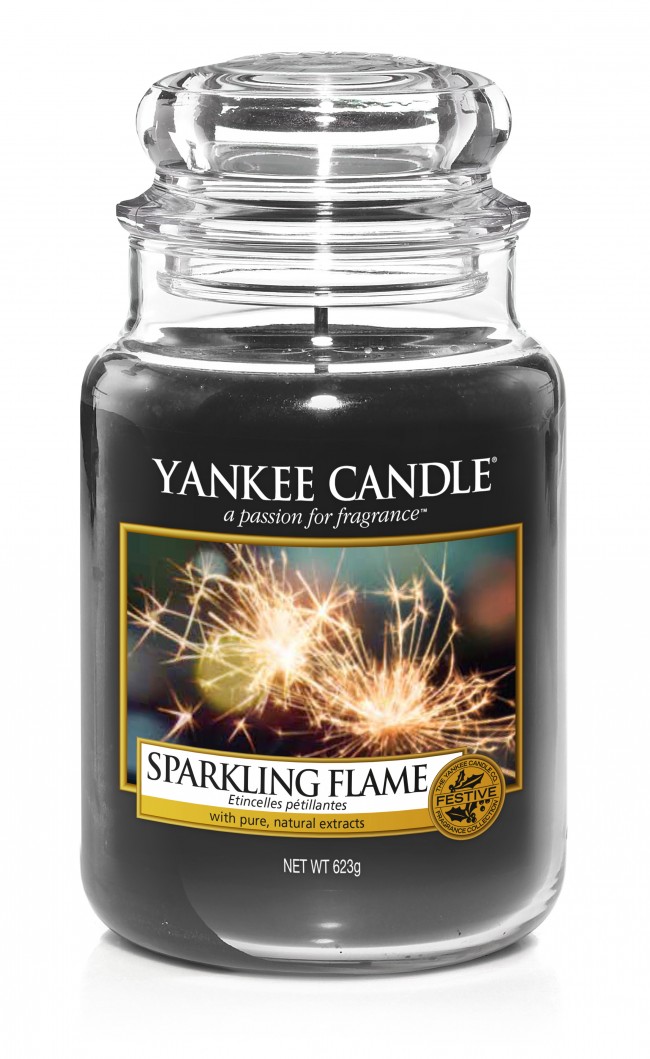 SPARKLING FLAME Yankee Candle Special Feature Andy's Yankees