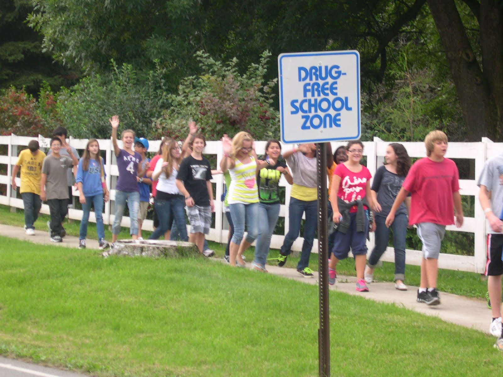 Stewartsville Middle School Walk to Ritas