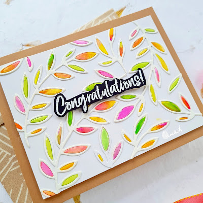 MFT Grand greenery outline dies, Leaves card, Autumn card, MFT camp create, Quillish