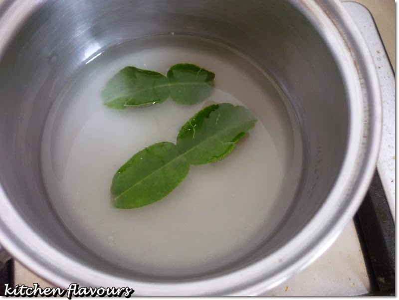kitchen flavours Fruit Salad with Kaffir Lime Syrup