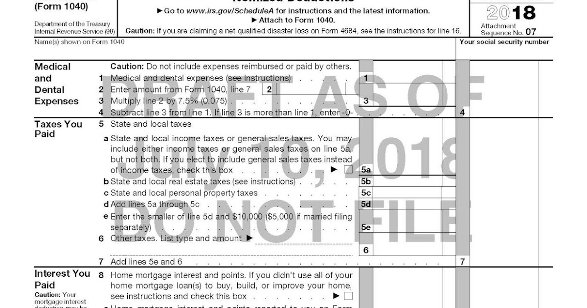 Itemized Deduction vs. Standard Deduction (TCJA Changes for 2018)