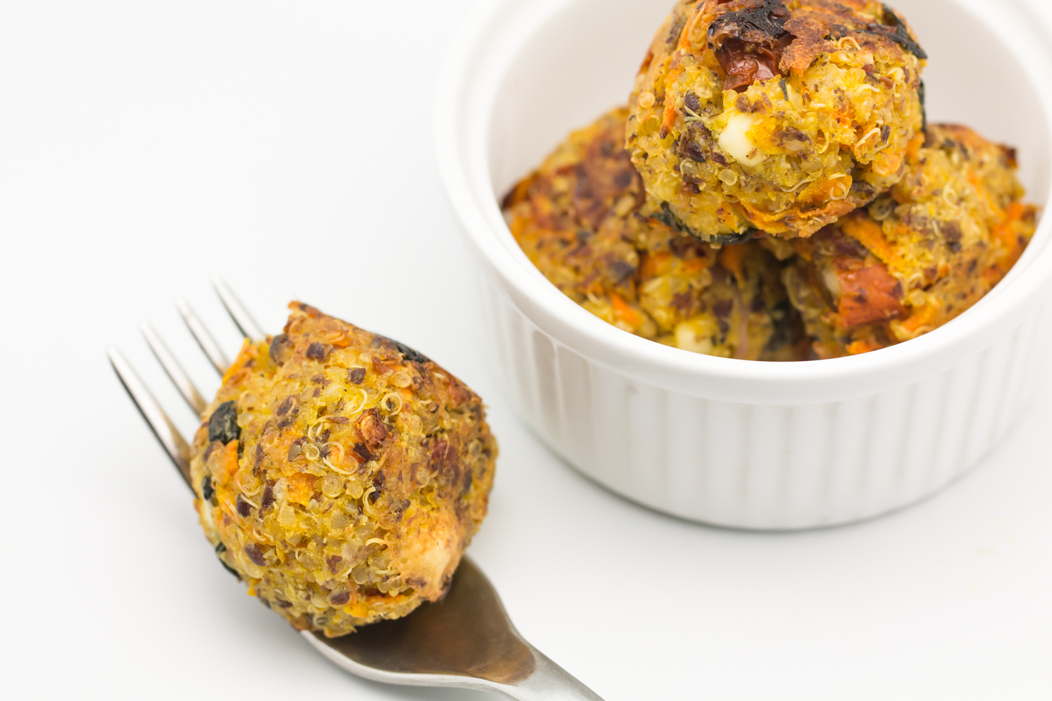 Stuffed QuinoaSundried TomatoFeta Patties