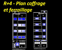 Plan immeuble gratuit pour bâtiment R+4