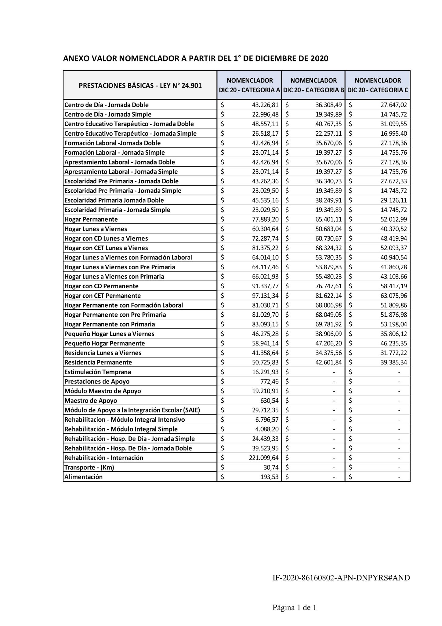 Discapacidad y salud Nomenclador discapacidad Resolución 2/2021