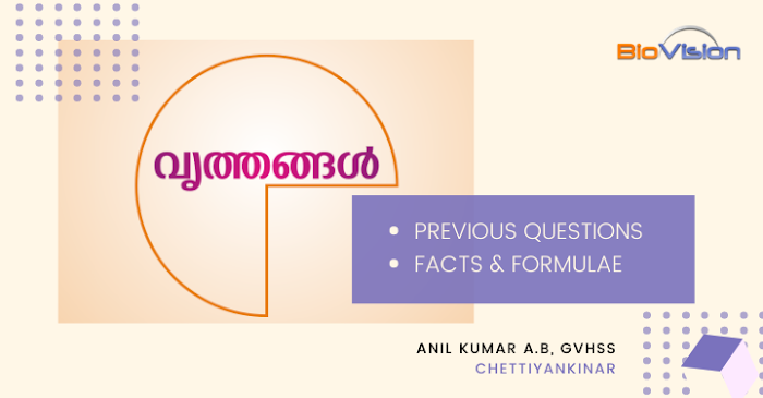 Class 10 Mathematics - Unit 2 Circles - Previous Questions and Facts and Formulae