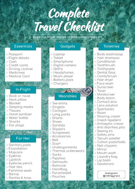 Complete Travel Packing Checklist