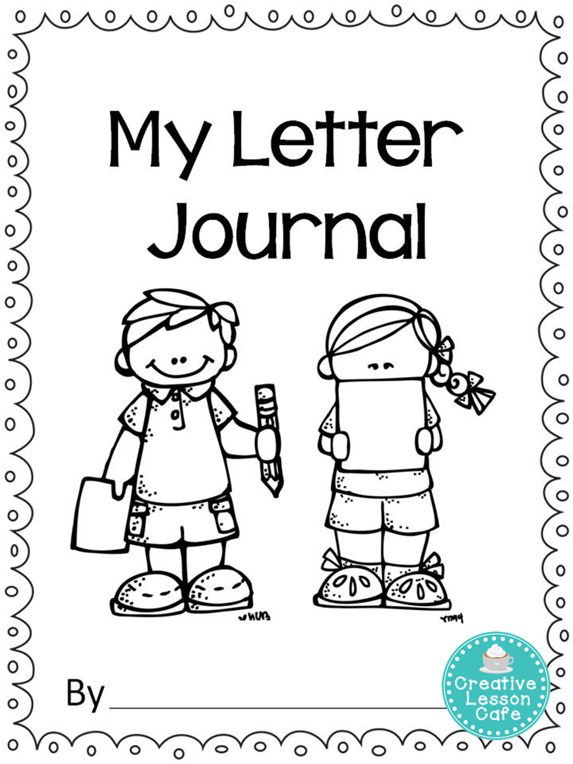 Writing Journal Cover Page Printable