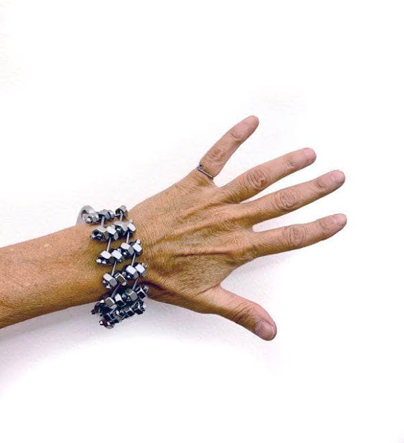 Bracciale Armor-Bracelet_Steel_2019 designer Emma Francesconi
