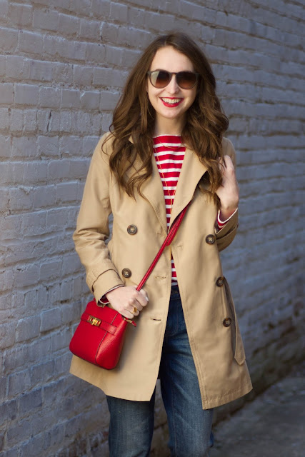 Classic Trench and Stripes | Caralina Style