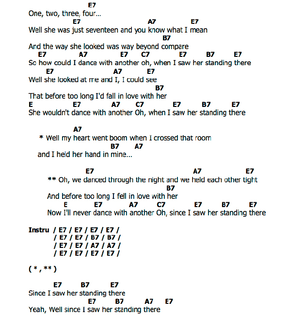 เพลง one two three four เพลง one two three four