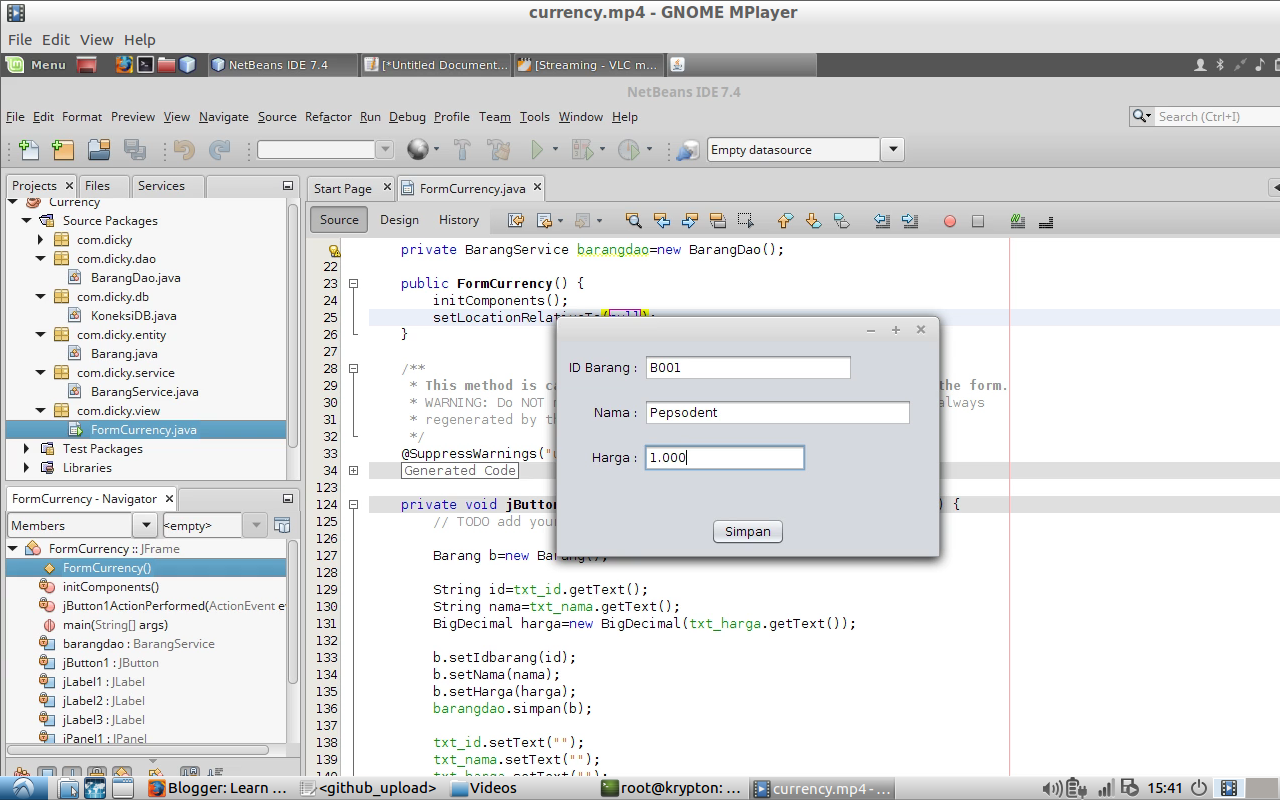 Cara Menyimpan Format Uang di Java dengan MySQL Learn Code..