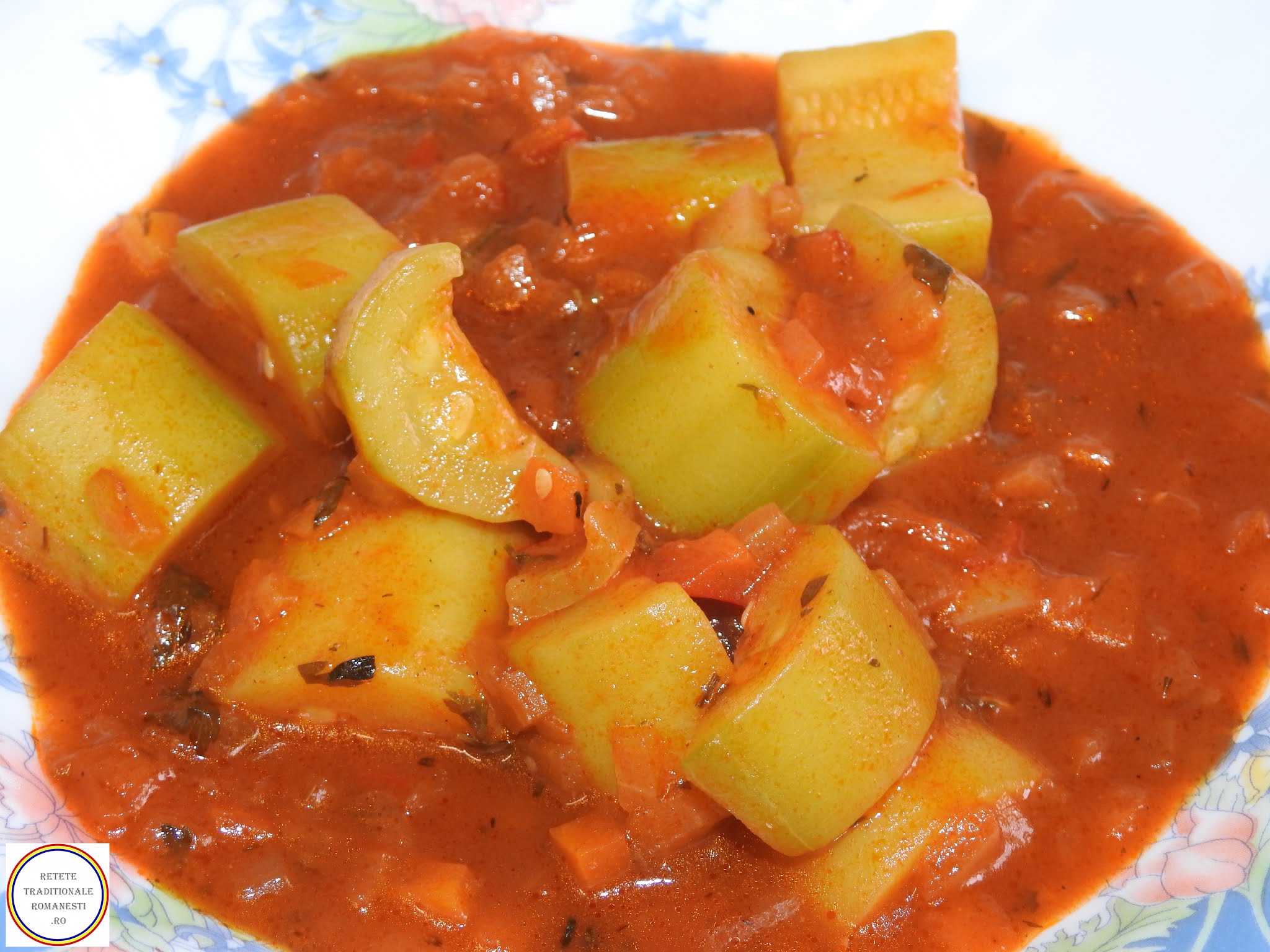 Mancare de dovlecei de post reteta Retetetraditionaleromanesti.ro