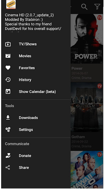 تطبيق Cinema HD لتحميل ومشاهدة الأفلام والمسلسلات