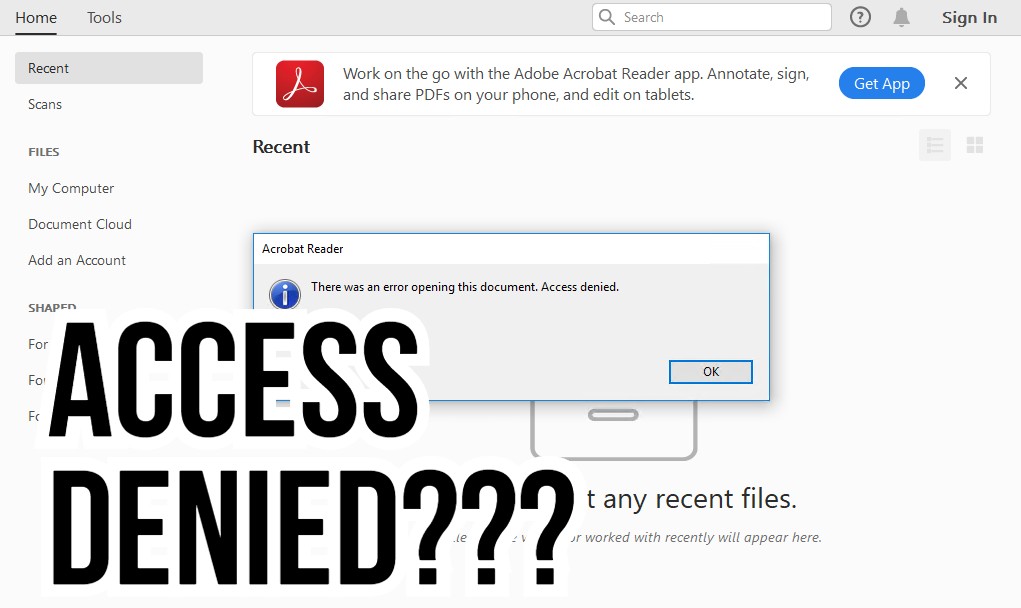 Cara Mengatasi Adobe Reader Tidak Bisa Dibuka Access Denied Tresnadev Cara Mengatasi Adobe Reader Tidak Bisa Dibuka Access Denied Tresnadev
