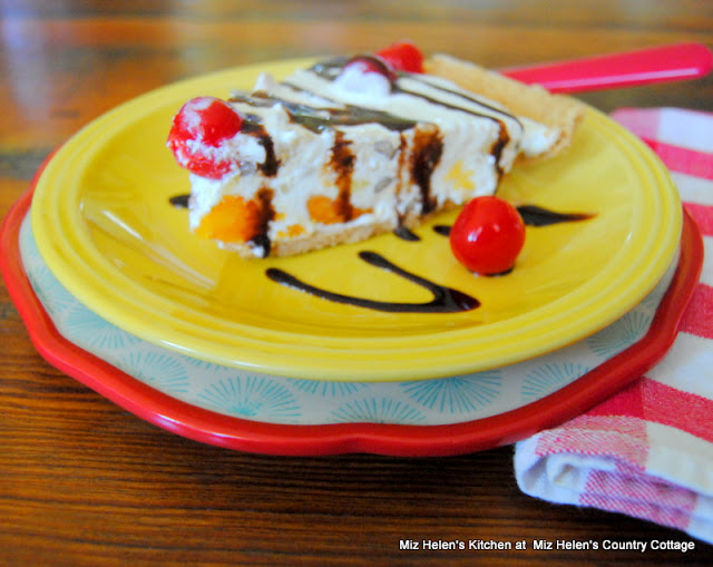 Frozen Fruit Salad Pie